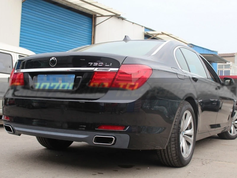 diffuser with Exhaust muffle tips for BMW F01 F02 (3)