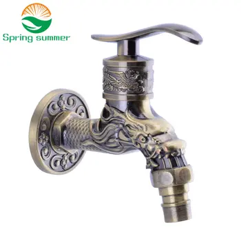 SPRING SUMME Carved Wall Mount Zinc Alloy Antique Bronze Bibcock Decorative Outdoor golden water wall small faucet ornamental g
SPRING SUMME Carved Wall Mount Zinc Alloy Antique Bronze Bibcock Decorative Outdoor golden water wall small faucet ornamental g