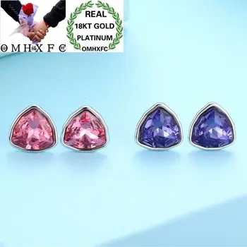 OMHXFC Wholesale European Fashion Woman Girl Party Birthday Wedding Gift Triangle AAA Zircon 18KT White Gold Stud Earrings EH181
OMHXFC Wholesale European Fashion Woman Girl Party Birthday Wedding Gift Triangle AAA Zircon 18KT White Gold Stud Earrings EH181