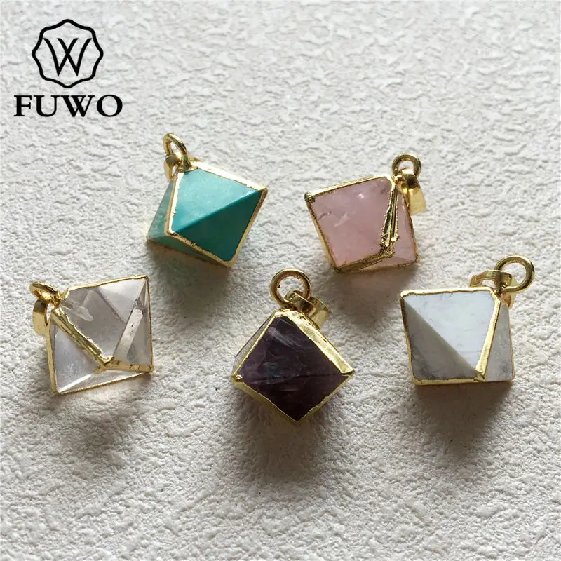 FUWO Wholesale Small Size Pyramid Pendant With Golden Plated Edge Accessories For Women Jewelry Making 5Pcs/Lot PD208
FUWO Wholesale Small Size Pyramid Pendant With Golden Plated Edge Accessories For Women Jewelry Making 5Pcs/Lot PD208
