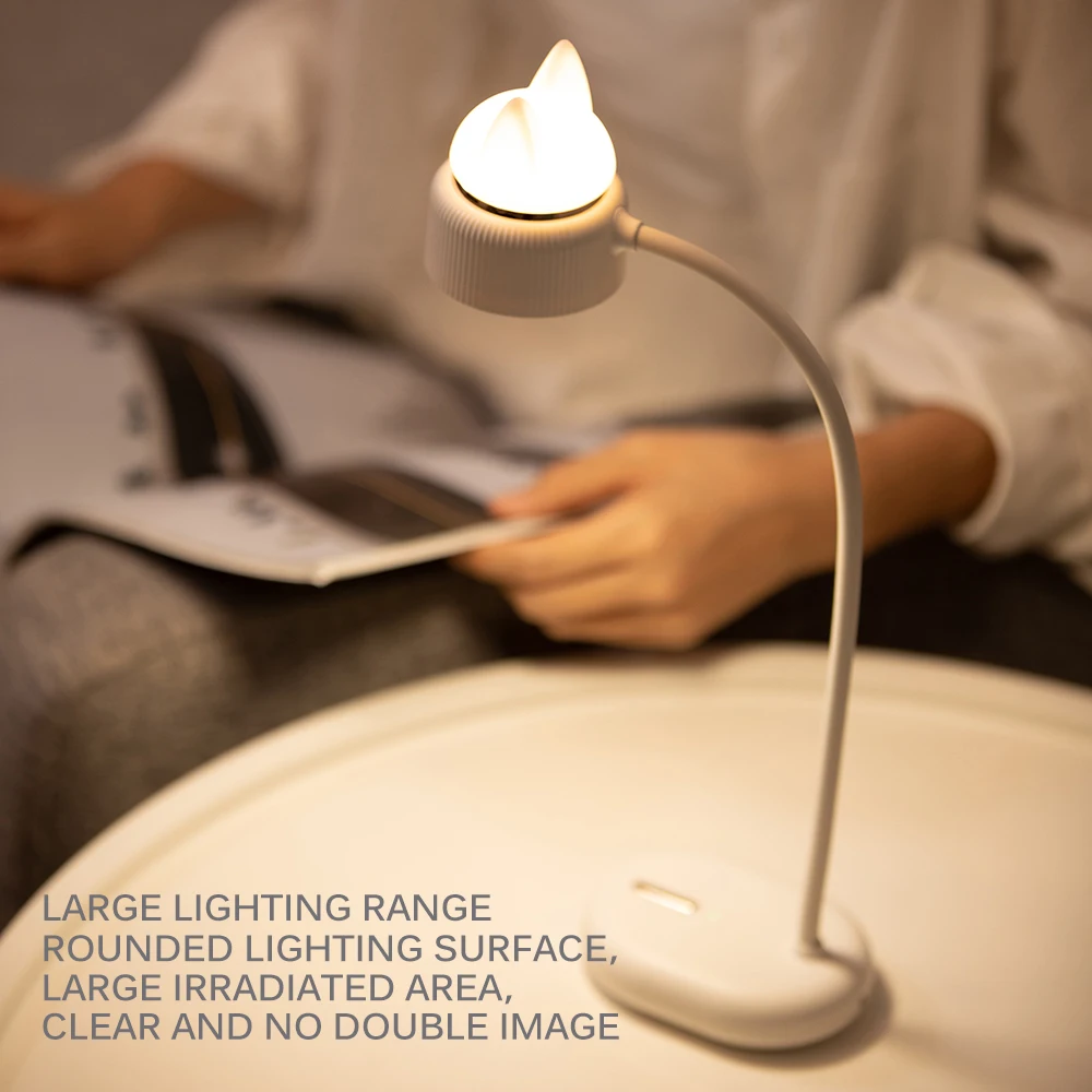 Cat-Ear Lamp Table Lamp Dual Lighting Source USB Light Adjustable Brightness Eyes Protection Study Room Business Silicone
Cat-Ear Lamp Table Lamp Dual Lighting Source USB Light Adjustable Brightness Eyes Protection Study Room Business Silicone