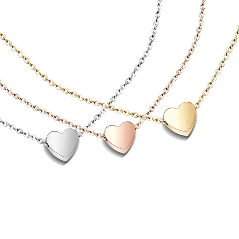 Smooth Love Heart Necklaces&Pendants Gold Color Chain Choker Collar Tiff Design Women High Quality Jewelry Gifts La Collana
Smooth Love Heart Necklaces&Pendants Gold Color Chain Choker Collar Tiff Design Women High Quality Jewelry Gifts La Collana