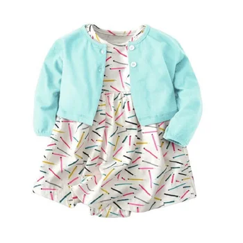 Children clothing sets 2-Piece fashion Bodysuit Flower Dres &Cardigan Set Newborn Baby Girl Clothes Baby Girl Outfit
Children clothing sets 2-Piece fashion Bodysuit Flower Dres &Cardigan Set Newborn Baby Girl Clothes Baby Girl Outfit