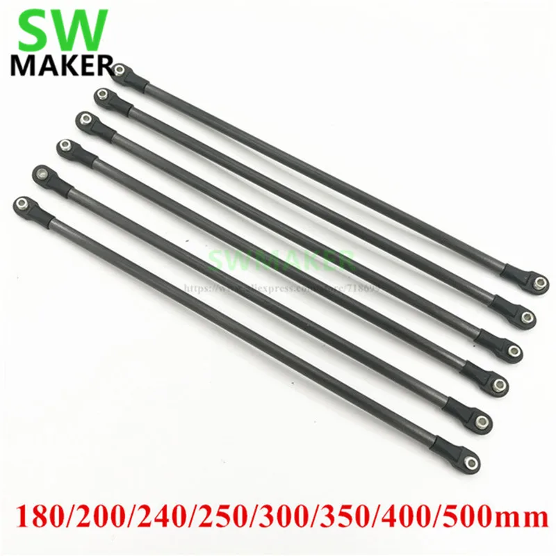 SWMAKER 180mm-500mm Karbon tube Diagonal Push Rod Arm + 5347 M4 Rod End Bearing kit for Rostock Delta Kossel/TEVO 3D printer
SWMAKER 180mm-500mm Karbon tube Diagonal Push Rod Arm + 5347 M4 Rod End Bearing kit for Rostock Delta Kossel/TEVO 3D printer