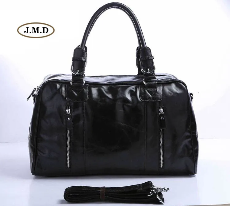 J.M.D Genuine Cow Leather Classic Black Color Men's Fashion Large Capacity Business Protable Travel Bag Shoulder Bag 7190A
J.M.D Genuine Cow Leather Classic Black Color Men's Fashion Large Capacity Business Protable Travel Bag Shoulder Bag 7190A