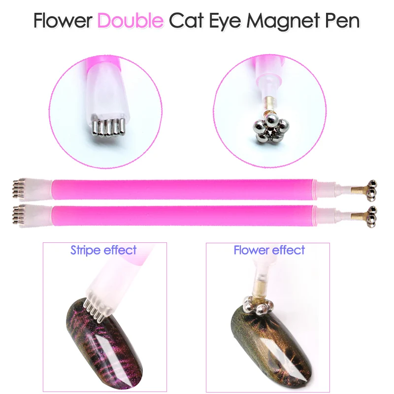 Yinikiz Cat Eye Magnet Stick Pen Flower Magnetic Draw Flower Magic Paint Nail Gel Polish Dual Magnet Pen
Yinikiz Cat Eye Magnet Stick Pen Flower Magnetic Draw Flower Magic Paint Nail Gel Polish Dual Magnet Pen
