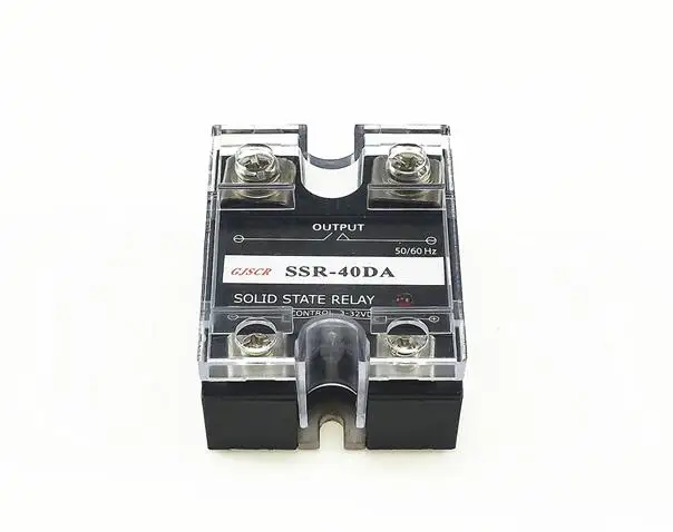 Single-phase AC solid state relay SSR 40A 480VAC / 50A 480VAC / 60A 480VAC zero-crossing normally open DC-AC
Single-phase AC solid state relay SSR 40A 480VAC / 50A 480VAC / 60A 480VAC zero-crossing normally open DC-AC
