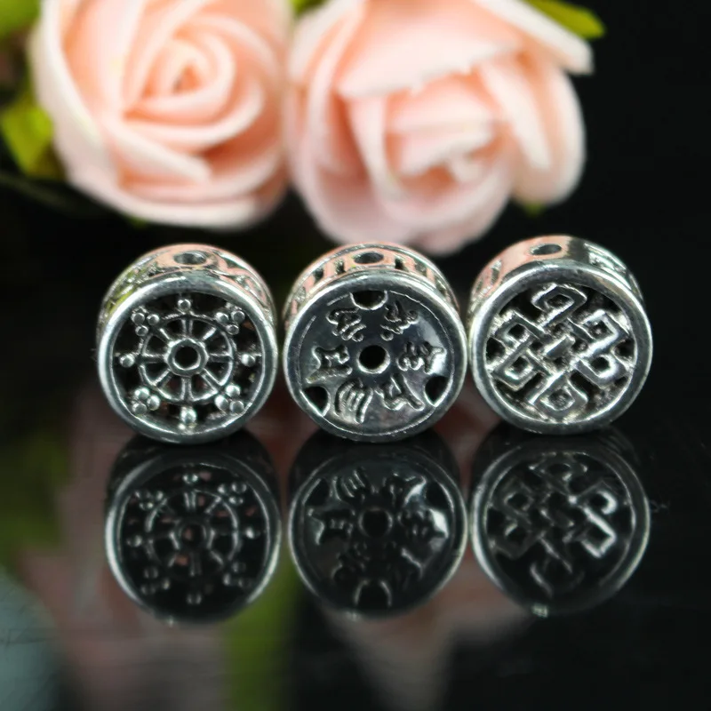 10pcs/lot Wholesale Round Wheel Designer Spacer Beads 12x6mm Tibetan Silver Bracelets Necklace Charm Beads DIY Jewelry Making
10pcs/lot Wholesale Round Wheel Designer Spacer Beads 12x6mm Tibetan Silver Bracelets Necklace Charm Beads DIY Jewelry Making
