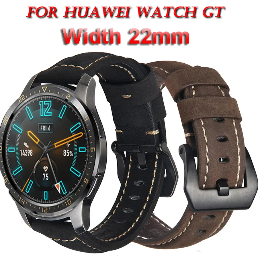 22MM Watchband Retro Genuine Leather Band For HUAWEI WATCH GT Smart Watch Replacement Bracelet Strap Watchband For Gear S3
22MM Watchband Retro Genuine Leather Band For HUAWEI WATCH GT Smart Watch Replacement Bracelet Strap Watchband For Gear S3