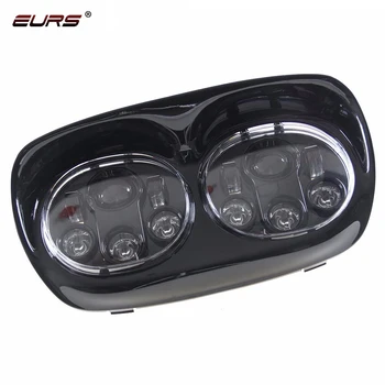 EURS 120W LED Projector Road Glide Headlight Assembly Halo Dual LED Headlamp Motorcycle Harley Road Glide Bulb10800lm
EURS 120W LED Projector Road Glide Headlight Assembly Halo Dual LED Headlamp Motorcycle Harley Road Glide Bulb10800lm