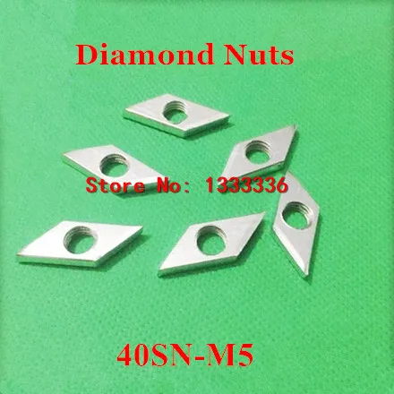 50pcs M5 Diamond Nuts 40-M5 Square Nut for 40 Serie Aluminum Profile Accessories Parts
50pcs M5 Diamond Nuts 40-M5 Square Nut for 40 Serie Aluminum Profile Accessories Parts