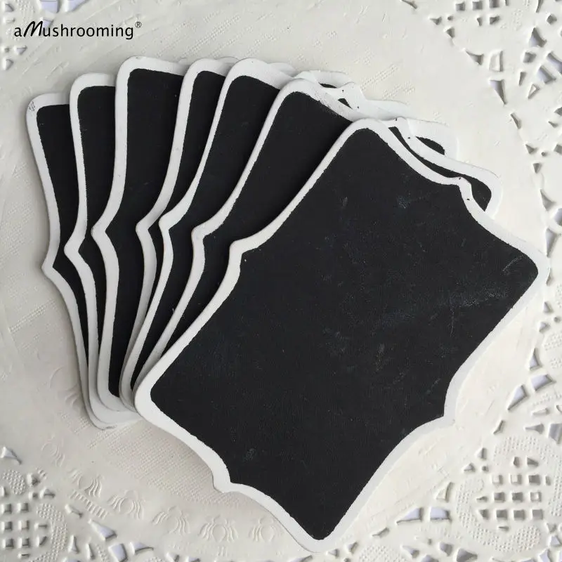 100pcs Rustic Chalkboard Sign scalloped rectangle framed Mini Blackboard for Wedding Easter Mother's Day Anniversary Party Decor
100pcs Rustic Chalkboard Sign scalloped rectangle framed Mini Blackboard for Wedding Easter Mother's Day Anniversary Party Decor