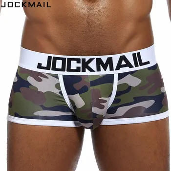 JOCKMAIL Brand Camouflage Green Men Underwear Boxers roupa interior dos homens Gay Sleepwear Cuecas Boxer Male Panties shorts
JOCKMAIL Brand Camouflage Green Men Underwear Boxers roupa interior dos homens Gay Sleepwear Cuecas Boxer Male Panties shorts