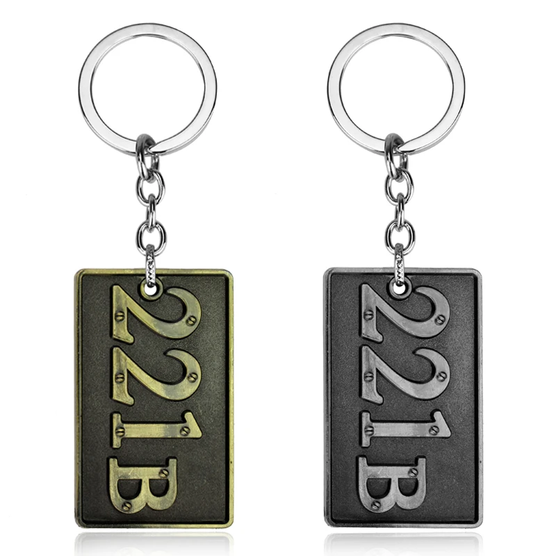 Sherlock Holmes Keychain Sherlock 221B Keychains Consulting Detective Key Ring Chain Holder For Fans Men Movie Jewelry Souvenir
Sherlock Holmes Keychain Sherlock 221B Keychains Consulting Detective Key Ring Chain Holder For Fans Men Movie Jewelry Souvenir