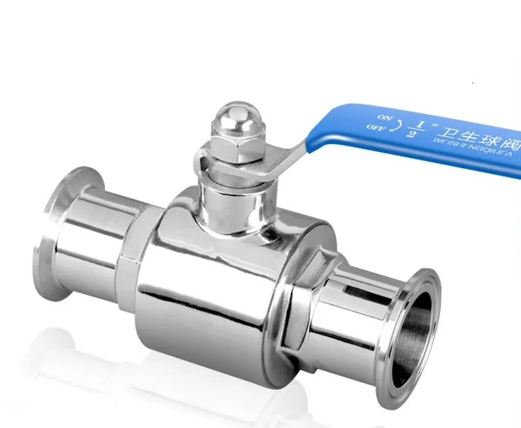 1" OD 25mm Stainless Steel 304 Sanitary Full Port Ball Valve Clamp Type Weld Ferrule with Handle
1" OD 25mm Stainless Steel 304 Sanitary Full Port Ball Valve Clamp Type Weld Ferrule with Handle