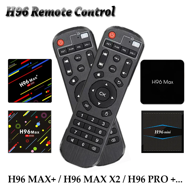 H96 remote control for Android TV box remote control Be applicable H96/H96 PRO/H96 PRO +/H96 MAX H2/H96 MAX PLUS/H96 MAX X2.etc
H96 remote control for Android TV box remote control Be applicable H96/H96 PRO/H96 PRO +/H96 MAX H2/H96 MAX PLUS/H96 MAX X2.etc
