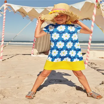 Jumping meters summer Baby girl Dresses flowers striped hot selling children clothes fashion 2018 kids girls knitted dress girl
Jumping meters summer Baby girl Dresses flowers striped hot selling children clothes fashion 2018 kids girls knitted dress girl