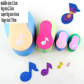 4pcs 3" 2" 1" 5/8" Note shape craft punch set Paper Cutter Scrapbook hole punches set Paper Punchers musical eva punch for DIY
4pcs 3" 2" 1" 5/8" Note shape craft punch set Paper Cutter Scrapbook hole punches set Paper Punchers musical eva punch for DIY