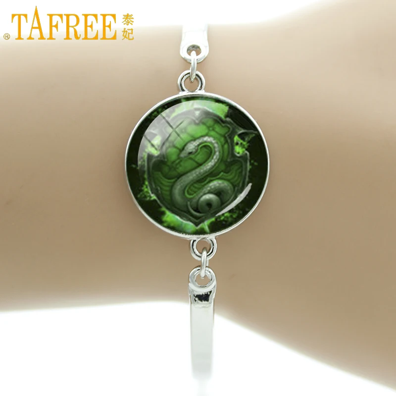 TAFREE animal art Case For HOT Hogwarts school badge of Slytherin bracelet best fashion movie charm men women jewelry B865
TAFREE animal art Case For HOT Hogwarts school badge of Slytherin bracelet best fashion movie charm men women jewelry B865