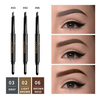 ILISYA Double-end Automatic Eyebrow Pencil Waterproof Natural Long Lasting Brown Pigments Rotatable Eye Tattoo Pen Cosmetic
ILISYA Double-end Automatic Eyebrow Pencil Waterproof Natural Long Lasting Brown Pigments Rotatable Eye Tattoo Pen Cosmetic