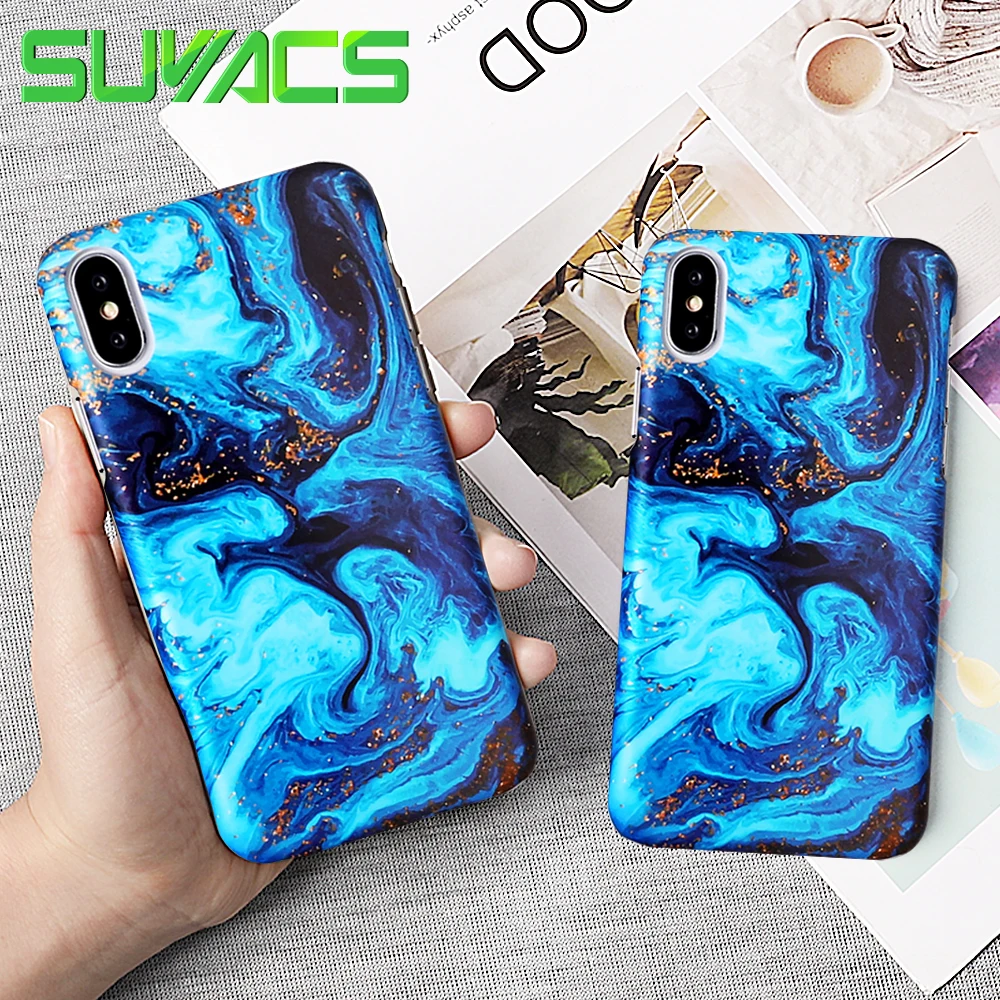 SUYACS Blue Smudge Half-Wrapped Marble PC Hard Case For iPhone XS MAX XR X 6 6S 7 8 Plus Matte Phone Back Cover Case Shell Bag
SUYACS Blue Smudge Half-Wrapped Marble PC Hard Case For iPhone XS MAX XR X 6 6S 7 8 Plus Matte Phone Back Cover Case Shell Bag