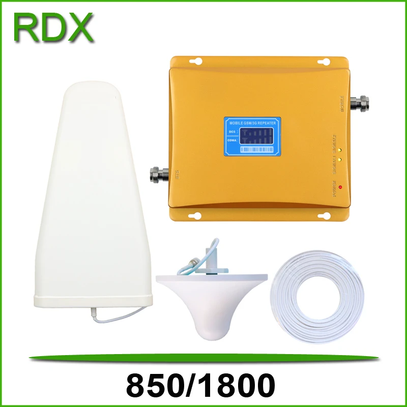 High quality new lcd display dual band 850 1800 repeater high gain 65dB mobile phone 2g cdma 4g dcs1800 booster amplifier sale
High quality new lcd display dual band 850 1800 repeater high gain 65dB mobile phone 2g cdma 4g dcs1800 booster amplifier sale