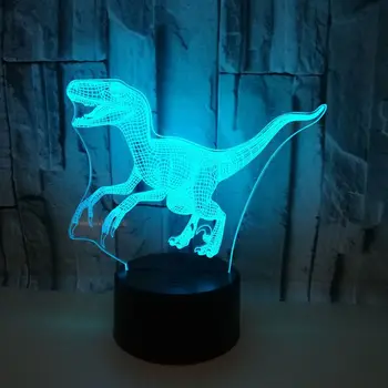 Foreign Trade Dinosaur 3d Lamp Colorful Led Visual Gift Decoration Atmosphere 3d Small Table Led Night Light
Foreign Trade Dinosaur 3d Lamp Colorful Led Visual Gift Decoration Atmosphere 3d Small Table Led Night Light