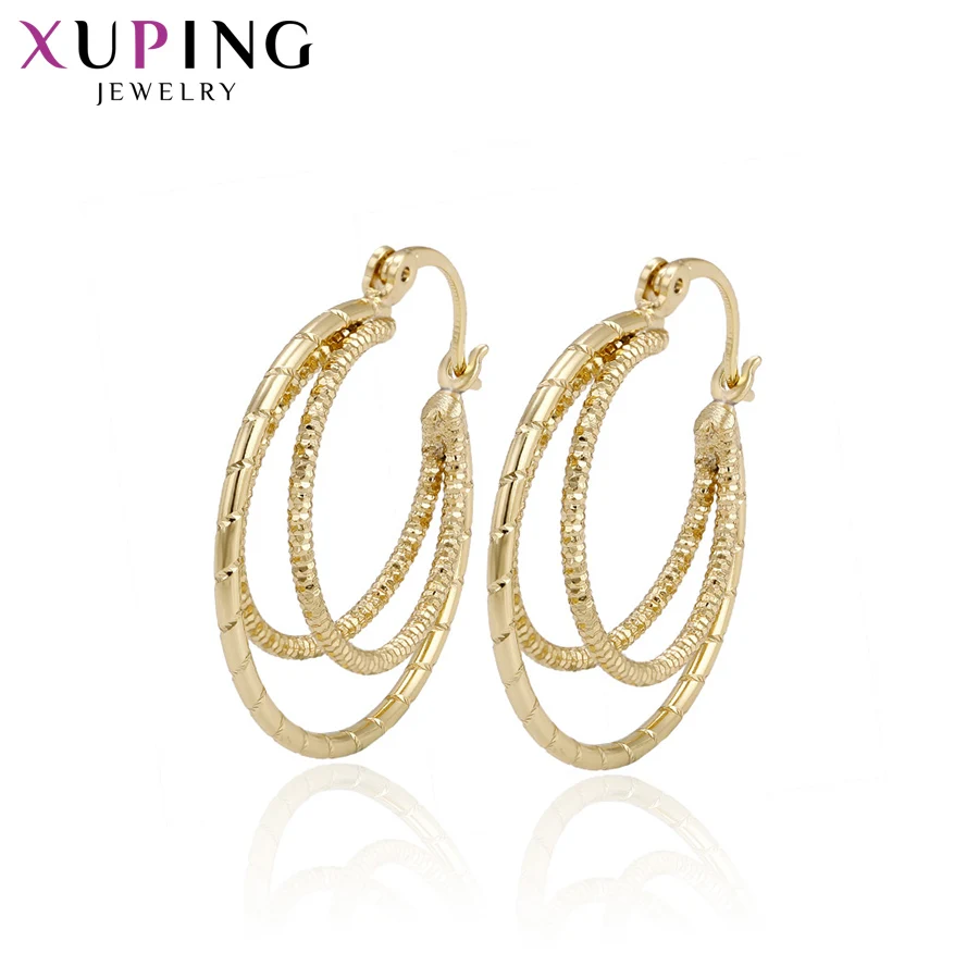 Xuping Fashion New Arrival Earrings Light Yellow Gold Color Plated for Women Lovely Halloween Gifts S63,4-93728
Xuping Fashion New Arrival Earrings Light Yellow Gold Color Plated for Women Lovely Halloween Gifts S63,4-93728