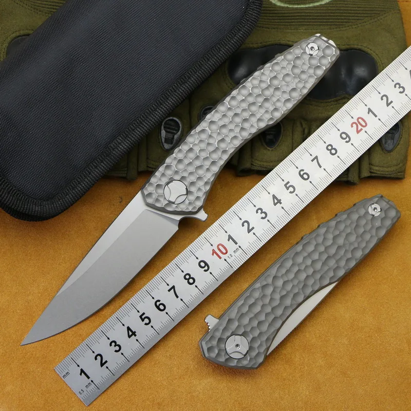 TIGEND BC-S06 BKRSCKS Folding Knife D2 Blade Ceramic Bearing Flip Titanium Handle Camping Hunting Pocket Fruit Knife EDC Tool
TIGEND BC-S06 BKRSCKS Folding Knife D2 Blade Ceramic Bearing Flip Titanium Handle Camping Hunting Pocket Fruit Knife EDC Tool