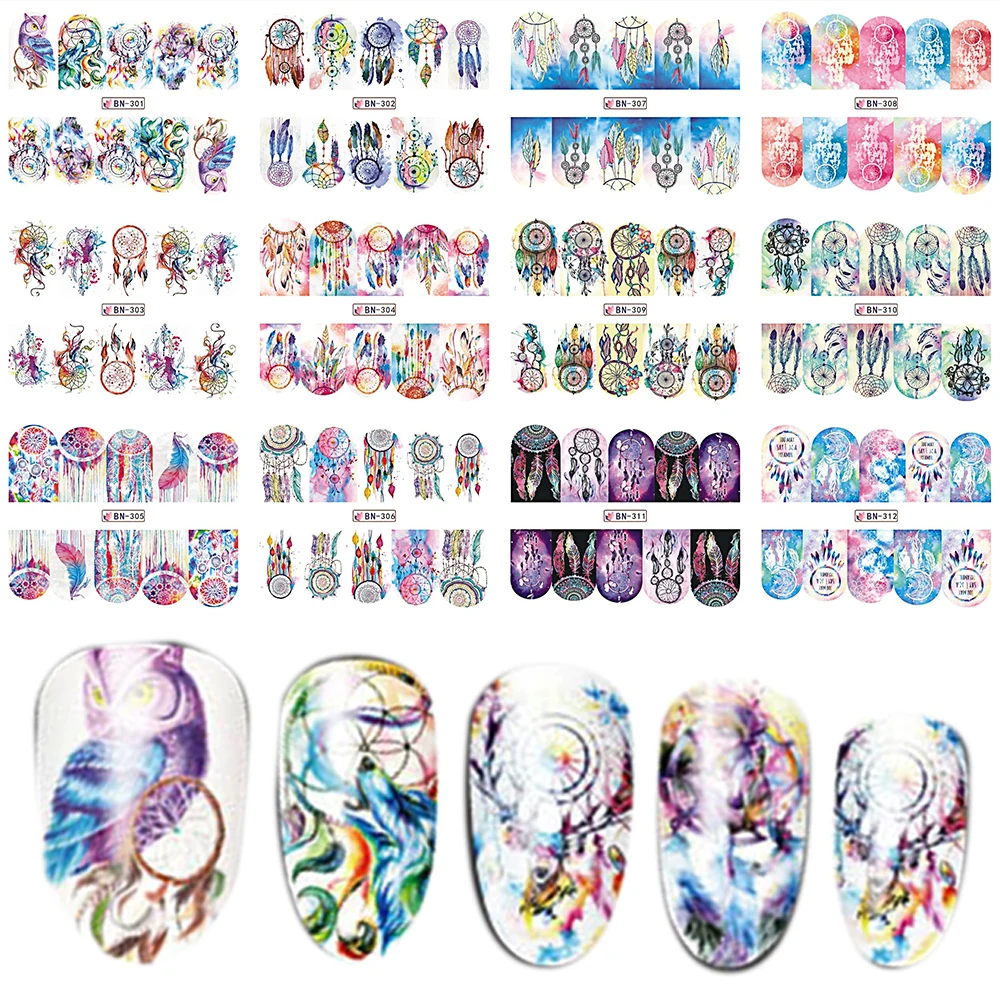 12 Style In 1 Set Colorful Mixed Design Full Cover Nail Art Water Transfer Sticker Nail Art Decoration Tool BEBN301-312
12 Style In 1 Set Colorful Mixed Design Full Cover Nail Art Water Transfer Sticker Nail Art Decoration Tool BEBN301-312