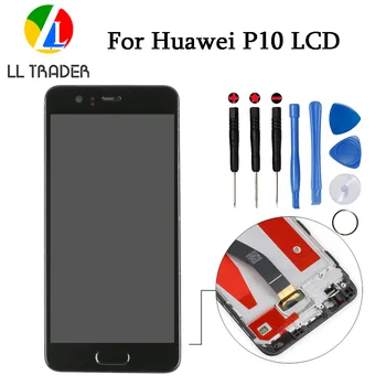 LCD Pantalla Assembly For Huawei P10 Touch Screen Black Replacement Glass With Frame P10 LCD Display Digitizer+Tools
LCD Pantalla Assembly For Huawei P10 Touch Screen Black Replacement Glass With Frame P10 LCD Display Digitizer+Tools