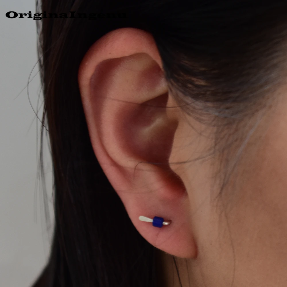 Earrings Jewelry Oorbellen Handmade Simple Lapis Lazuli Beads Stud Particularly Delicate Earrings for Women Pendientes Brincos
Earrings Jewelry Oorbellen Handmade Simple Lapis Lazuli Beads Stud Particularly Delicate Earrings for Women Pendientes Brincos