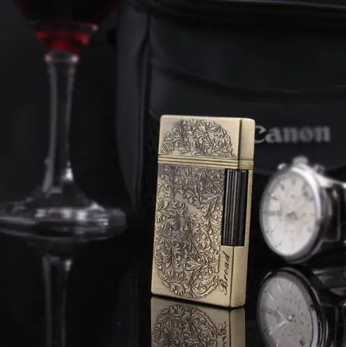 Vintage Gas Lighter Ping Sound Classic Inflatable Refillable Cigar Cigarette Lighter For Man
Vintage Gas Lighter Ping Sound Classic Inflatable Refillable Cigar Cigarette Lighter For Man