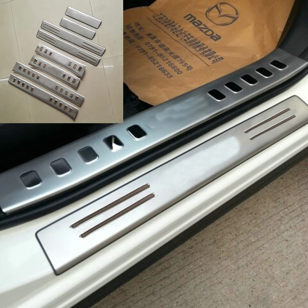 TTCR-II Stainless Door Sill Scuff Plate For Mazda CX-5 CX5 2012 2013 2014 2015 Accessories Pedal Plate Styling Door Cover Pads
TTCR-II Stainless Door Sill Scuff Plate For Mazda CX-5 CX5 2012 2013 2014 2015 Accessories Pedal Plate Styling Door Cover Pads