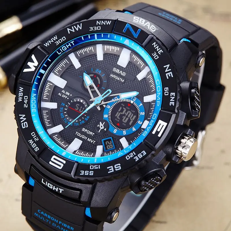 2019 Sbao Brand Men Sport Watch Led Display Male Digital Wristwatch Week Calendar Swim 30m Waterproof Masculino Back Light Alarm
2019 Sbao Brand Men Sport Watch Led Display Male Digital Wristwatch Week Calendar Swim 30m Waterproof Masculino Back Light Alarm