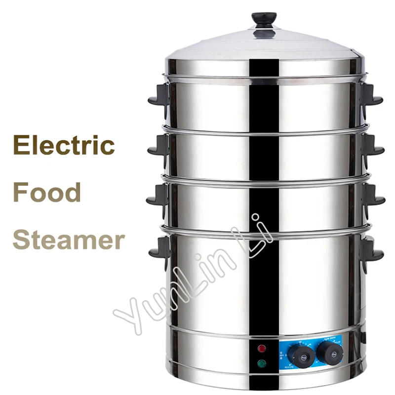 Commercial Electric Steamer Stainless Steel Multi-Functional Steaming Machine With Large Capacity & Time Seting Steamer SYL-400 
Commercial Electric Steamer Stainless Steel Multi-Functional Steaming Machine With Large Capacity & Time Seting Steamer SYL-400