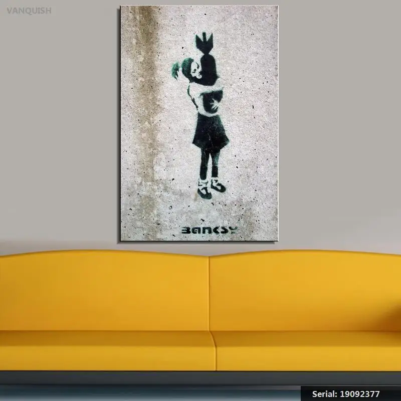 VANQUISH Free shipment Banksy art balloon Art Picture Paint on Canvas Prints Still life Abstract oil Painting19092377
VANQUISH Free shipment Banksy art balloon Art Picture Paint on Canvas Prints Still life Abstract oil Painting19092377