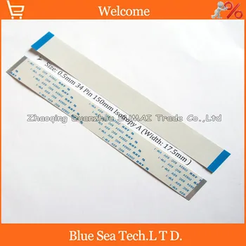 34 Pin FFC FPC Flexible Flat Cable 0.5mm pitch 34pin 150mm Isotropy A or Anisotropy B cable,20624.80C 60V VW-1
34 Pin FFC FPC Flexible Flat Cable 0.5mm pitch 34pin 150mm Isotropy A or Anisotropy B cable,20624.80C 60V VW-1