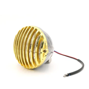 4'' Inch Motorcycle Headlight Assembly Motorbike Retro Headlights Scooter Grid Front Light Moto Refit Headlamp Moto Gold Color
4'' Inch Motorcycle Headlight Assembly Motorbike Retro Headlights Scooter Grid Front Light Moto Refit Headlamp Moto Gold Color