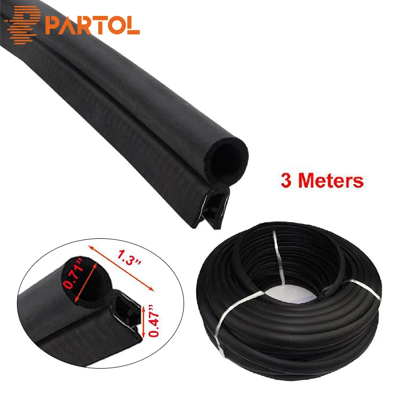 Partol Universal 3M Auto Door Window Protector Guard Car EDGE TRIM Seal Strip Interior & Exterior Protector PVC Rubber Black
Partol Universal 3M Auto Door Window Protector Guard Car EDGE TRIM Seal Strip Interior & Exterior Protector PVC Rubber Black