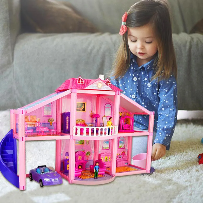 Realistic 3D Plastic Doll Houses For LOL Doll Assembled Dollhouse Two-Storey Villa Model Toy for Kids Gifts
Realistic 3D Plastic Doll Houses For LOL Doll Assembled Dollhouse Two-Storey Villa Model Toy for Kids Gifts