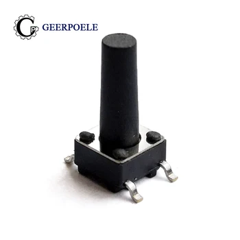 EP High Quality 1000 pcs/lot 6*6*13.0 mm 4 PIN Tactile Tact Push Button Micro Switch Direct Plug-in Self-reset Top Copper SMT
EP High Quality 1000 pcs/lot 6*6*13.0 mm 4 PIN Tactile Tact Push Button Micro Switch Direct Plug-in Self-reset Top Copper SMT