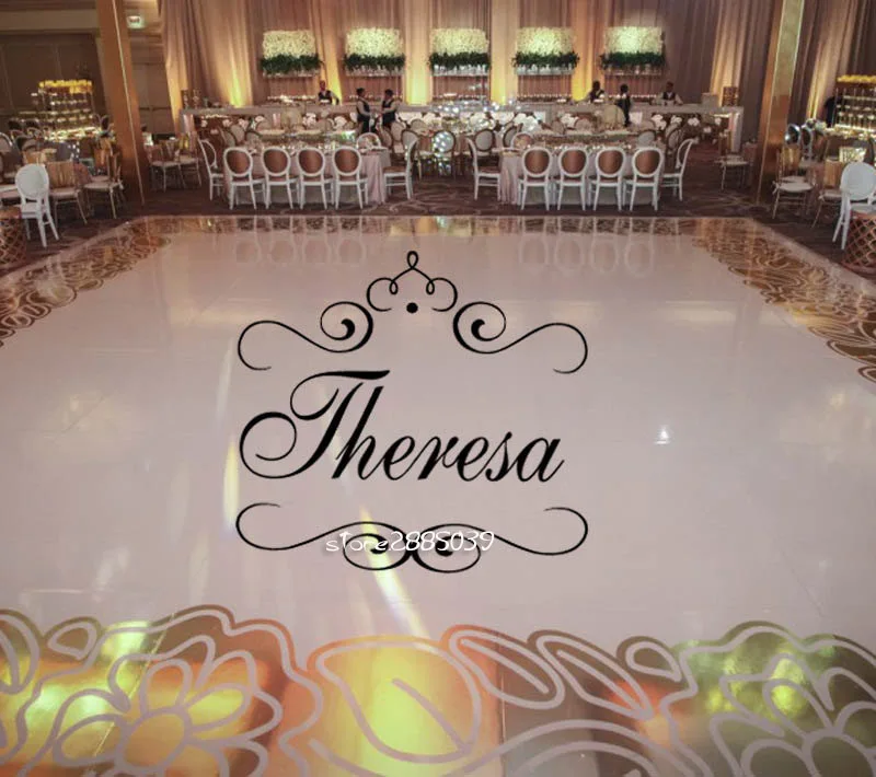 Prom Waterproof Floor Decal Personalized PRINCESS CROWN Custom Name Monogram Stickers Birthday Party Decals ZA113C | Дом и сад