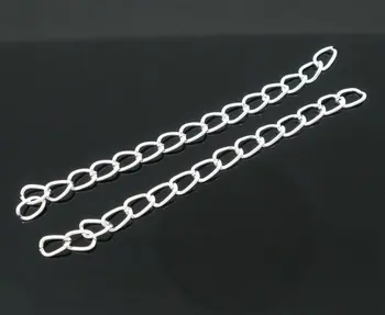 Free shipping!!!! Silver Plated Extended&Extension Jewelry Chains/Tail Extender 50x3mm
Free shipping!!!! Silver Plated Extended&Extension Jewelry Chains/Tail Extender 50x3mm