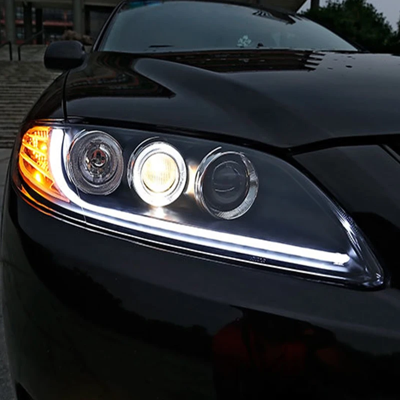 Car Headlights For Mazda 6 from 2003-2015 Headlight 1 Angle Eye 2 Q5 Bi Xenon HID D2H Lens Lowbeam mazda6 Headlamp LED Bar DRL
Car Headlights For Mazda 6 from 2003-2015 Headlight 1 Angle Eye 2 Q5 Bi Xenon HID D2H Lens Lowbeam mazda6 Headlamp LED Bar DRL