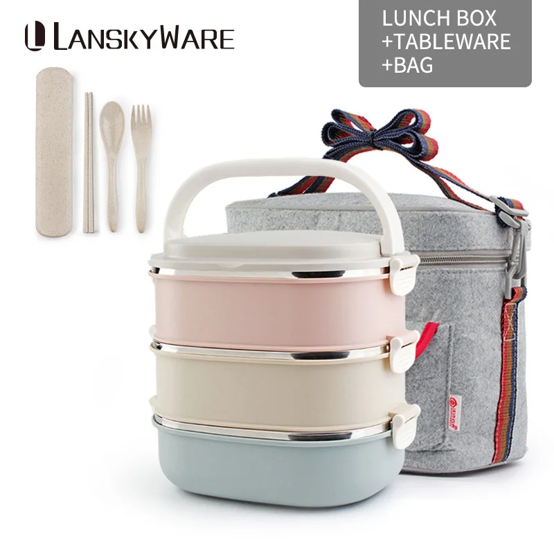 Thermal Lunch Box Bento Food Container For Kids School Camping Portable Picnic With Tableware Set Bag Food Storage Container
Thermal Lunch Box Bento Food Container For Kids School Camping Portable Picnic With Tableware Set Bag Food Storage Container