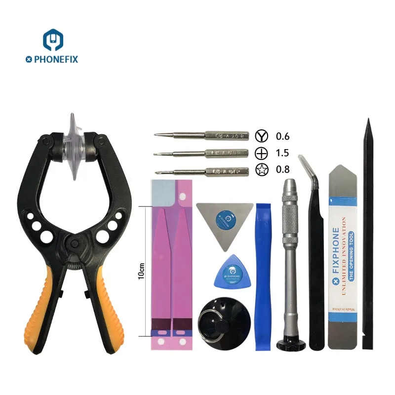PHONEFIX 13 in 1 Mobile Phone Opening Tools Set Screwdriver Spudger for iPhone Battery Replace LCD Screen Opening Tools
PHONEFIX 13 in 1 Mobile Phone Opening Tools Set Screwdriver Spudger for iPhone Battery Replace LCD Screen Opening Tools