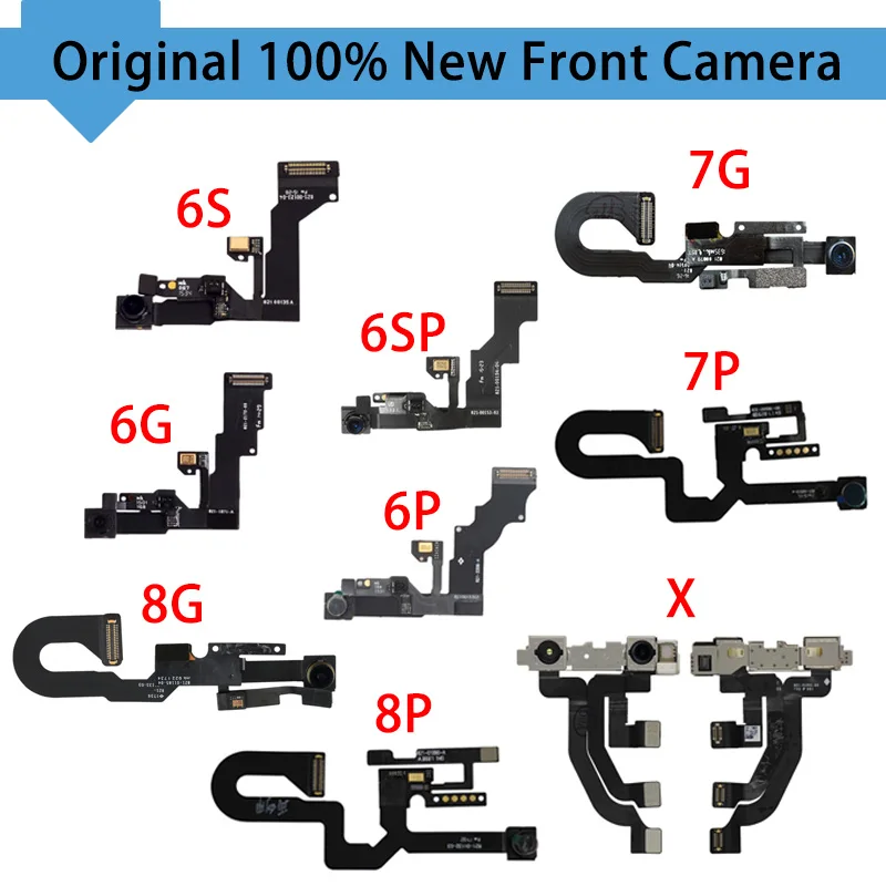 Original 100% New Front Camera Front Main Lens For iphone SE 6 6 Plus 6S 6S Plus 7 7 Plus 8 8 Plus X Flex Cable Ribbon Tested OK
Original 100% New Front Camera Front Main Lens For iphone SE 6 6 Plus 6S 6S Plus 7 7 Plus 8 8 Plus X Flex Cable Ribbon Tested OK