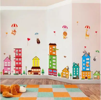 Large bedroom cartoon castle children room decorates a wall sticker kindergarten cute animals since the stickers
Large bedroom cartoon castle children room decorates a wall sticker kindergarten cute animals since the stickers