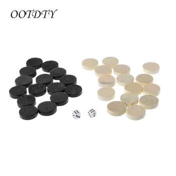 30pcs Wooden Draughts Checkers Backgammon Chess Pieces Kid Board Game Kid Children Toy Journey Picnic Game
30pcs Wooden Draughts Checkers Backgammon Chess Pieces Kid Board Game Kid Children Toy Journey Picnic Game